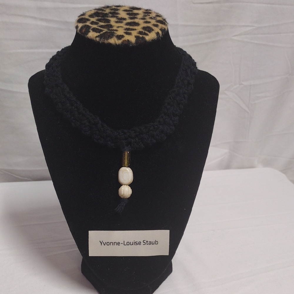 Black Beaded Necklace
